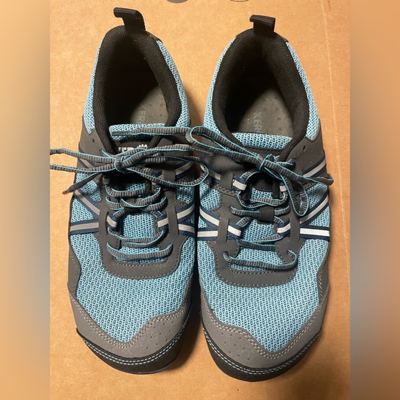 Blue and Gray Xero Barefoot Shoes - Picture 1 of 6